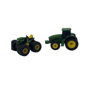 John Deere Mini Toy Tractor Monster Truck Lawn Mower Standard Tractor Green 3"